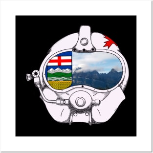 Alberta Dive Flag Posters and Art